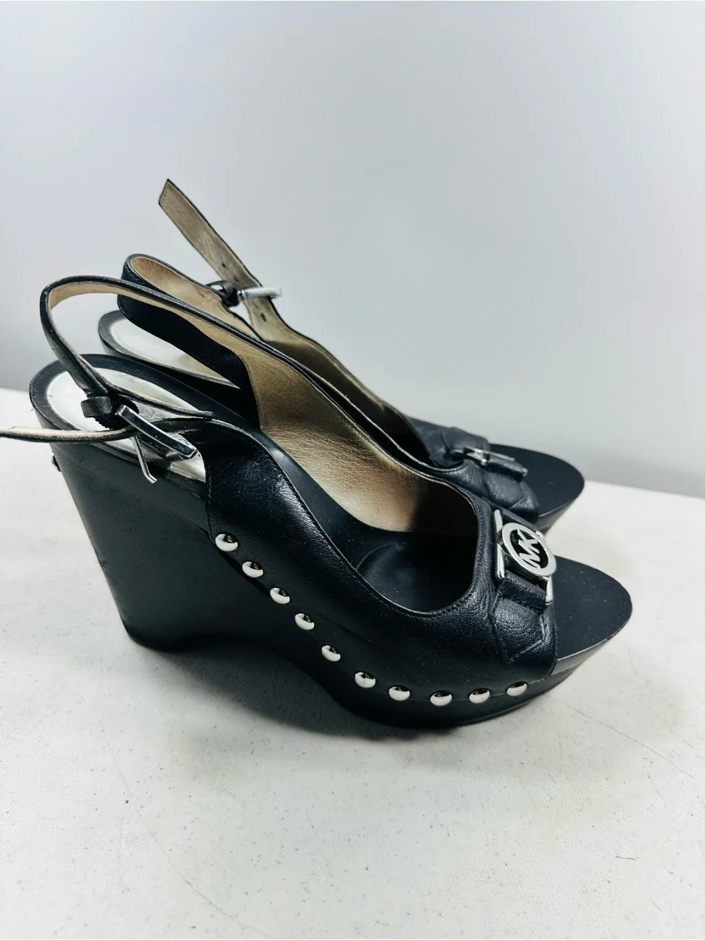 Michael Michael Kors Charm slingback sandals size 8 M